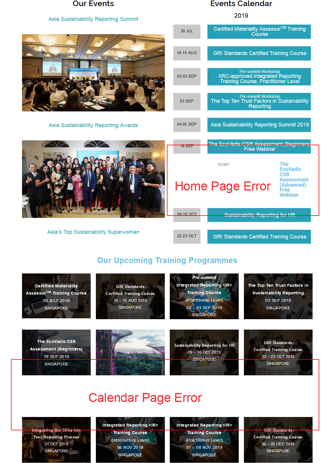 website layout 